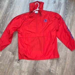 Champion 3/4 zip hoodie